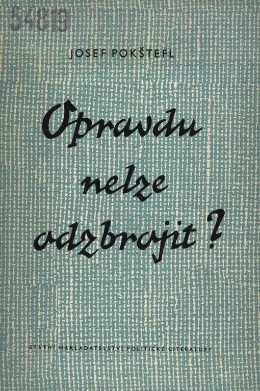 Opravdu nelze odzbrojit?