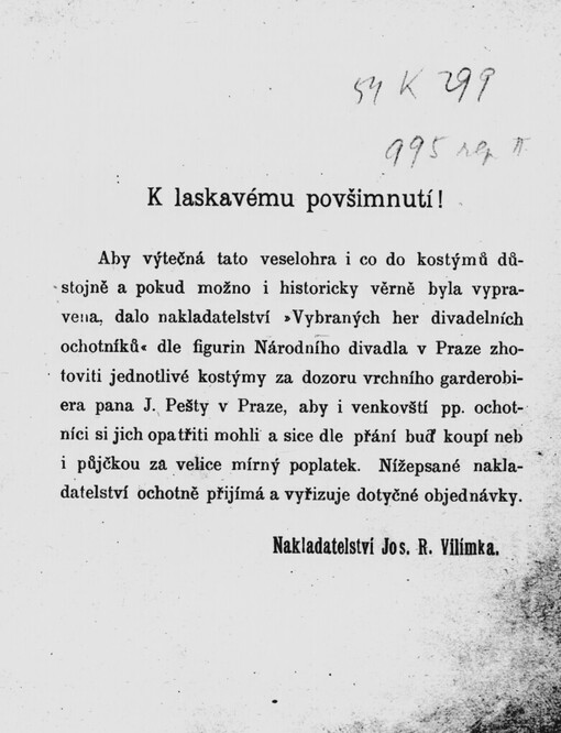 Noc na Karlštejně: veselohra o 3 jednáních