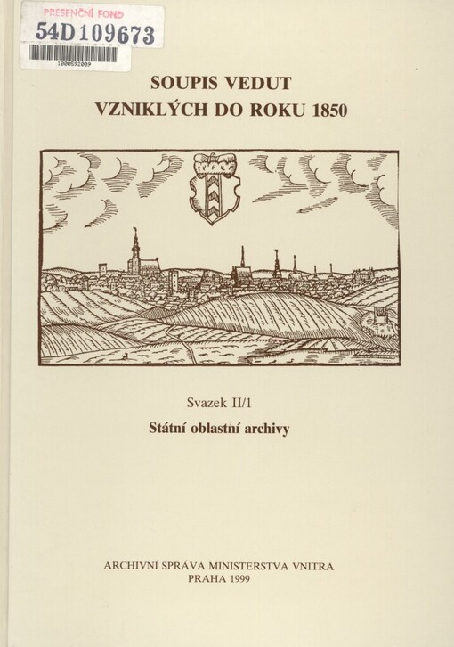 Soupis vedut vzniklých do roku 1850