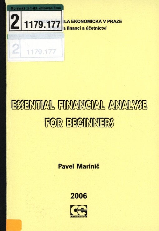 Essential financial analyse for beginners
