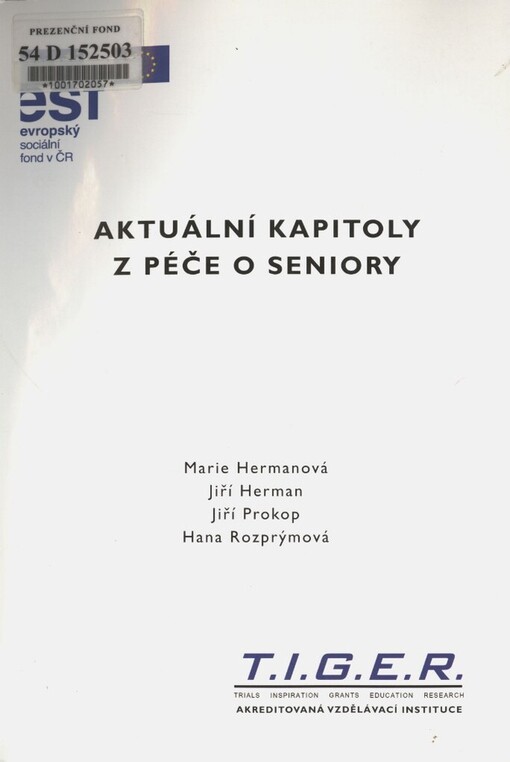 Aktuální kapitoly z péče o seniory