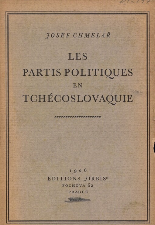 parties politiques en Tchécoslovaquie