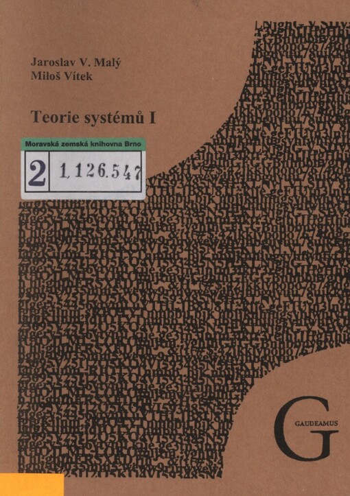 Teorie systémů I