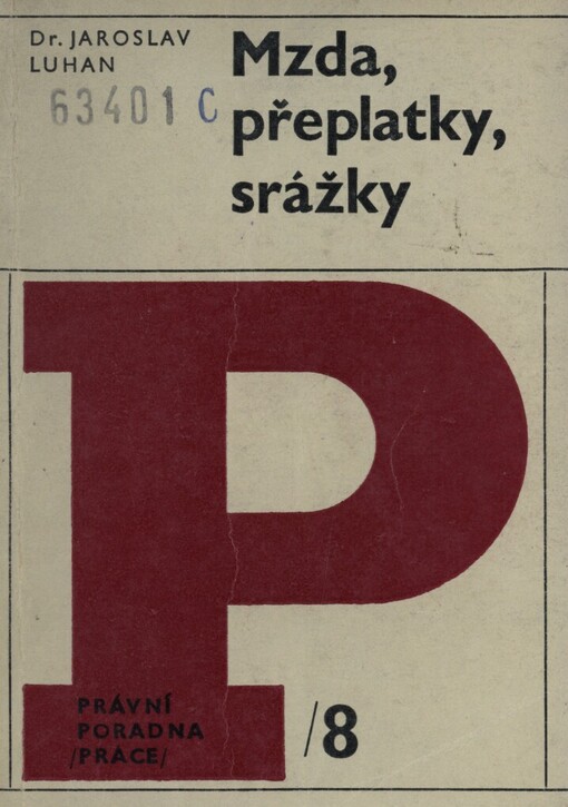 Mzda, přeplatky, srážky