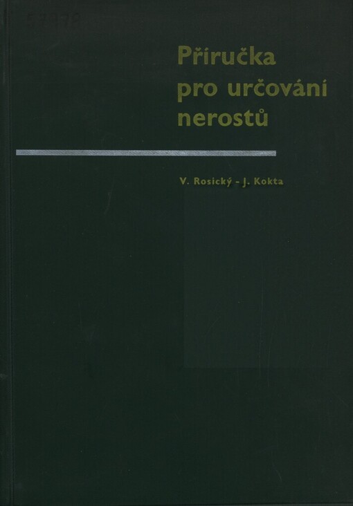 Příručka pro určování nerostů