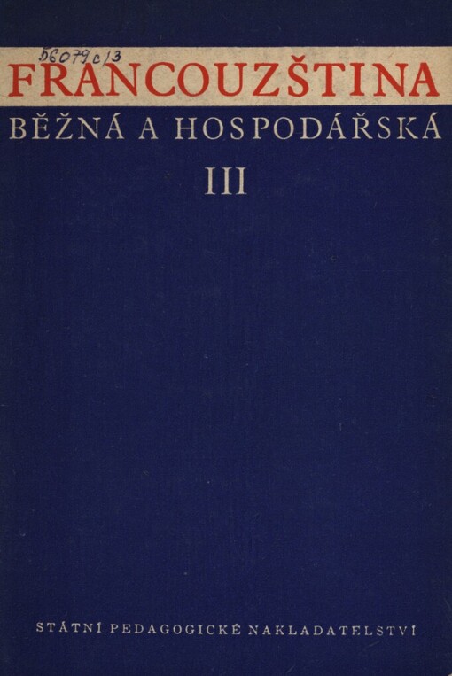 Francouzština běžná a hospodářská, 2. vyd.