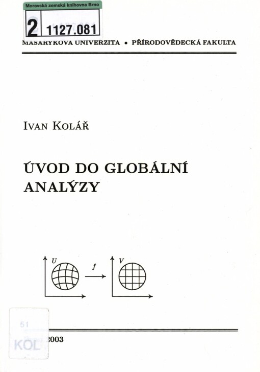 Úvod do globální analýzy