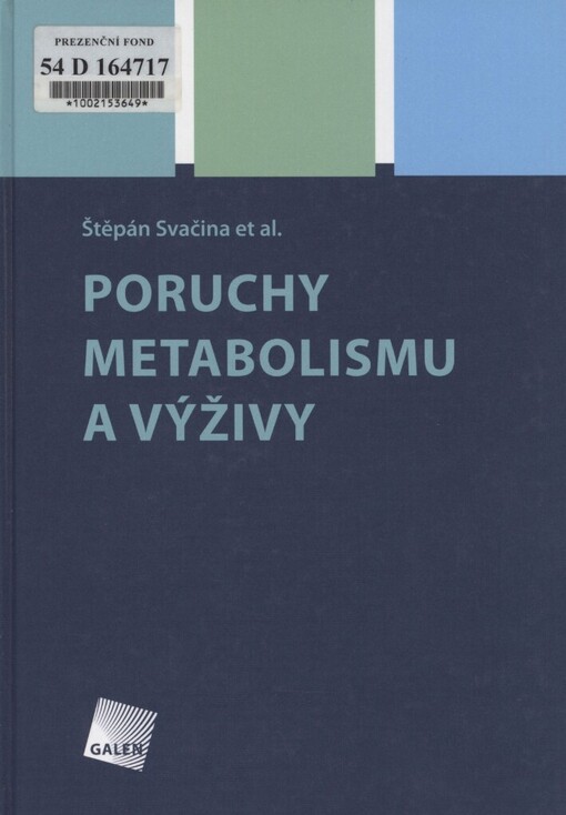 Poruchy metabolismu a výživy