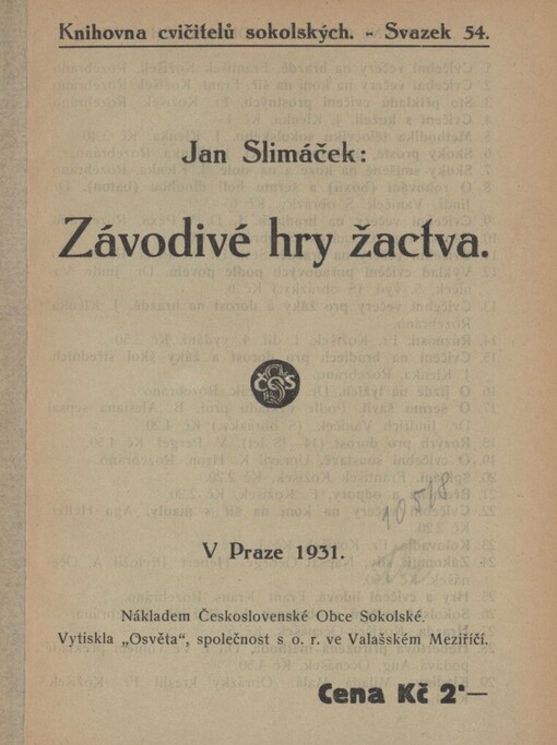 Závodivé hry žactva