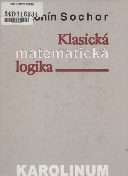 Klasická matematická logika