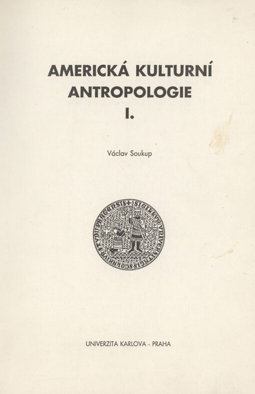Americká kulturní antropologie I.