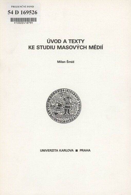 Úvod a texty ke studiu masových médií
