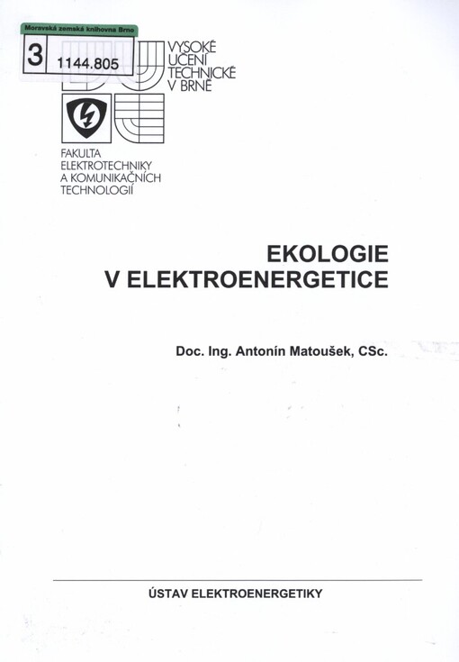 Ekologie v elektroenergetice