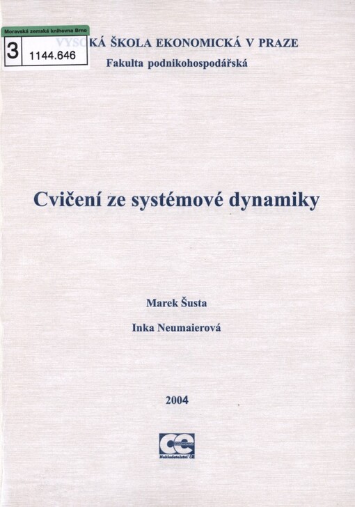 Cvičení ze systémové dynamiky