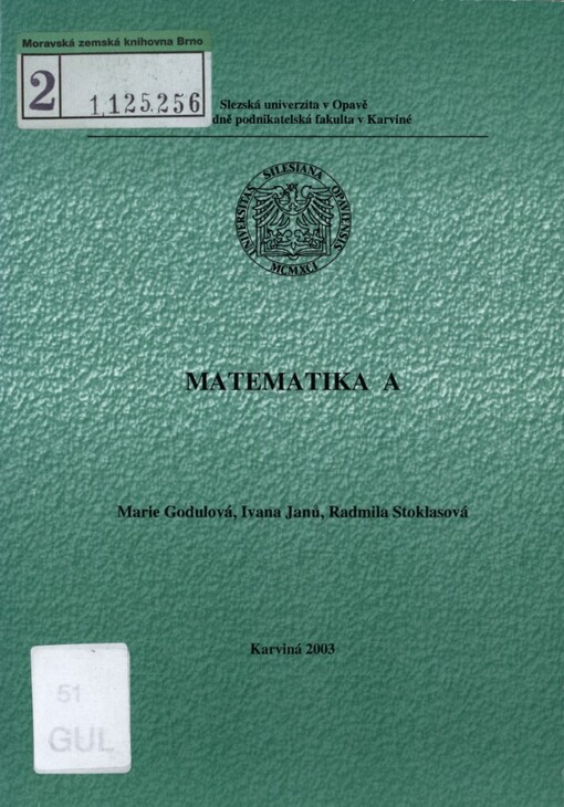 Matematika A