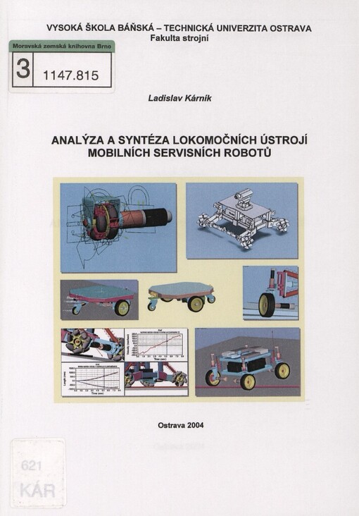 Analýza a syntéza lokomočních ústrojí mobilních servisních robotů