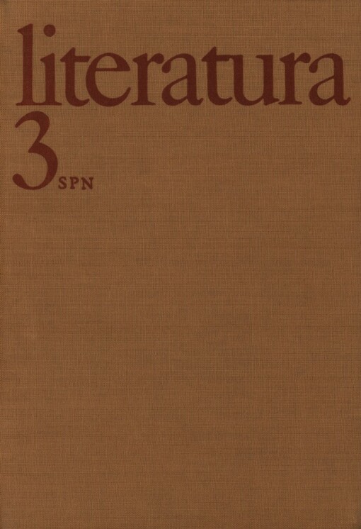 Literatura 3 :pro III. ročník středních škol