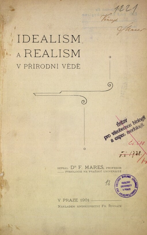 Idealism a realism v přírodní vědě