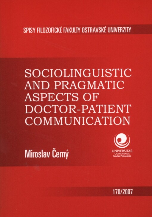 Sociolinguistic and pragmatic aspects of doctor-patient communication