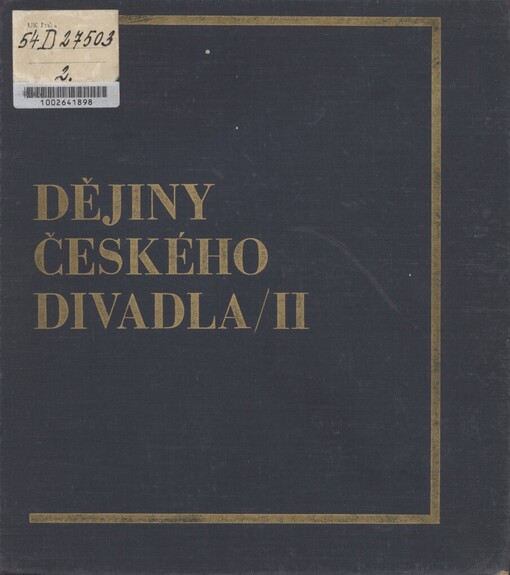 Dějiny českého divadla