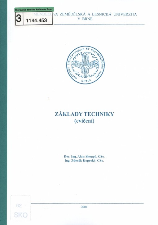 Základy techniky: (cvičení)