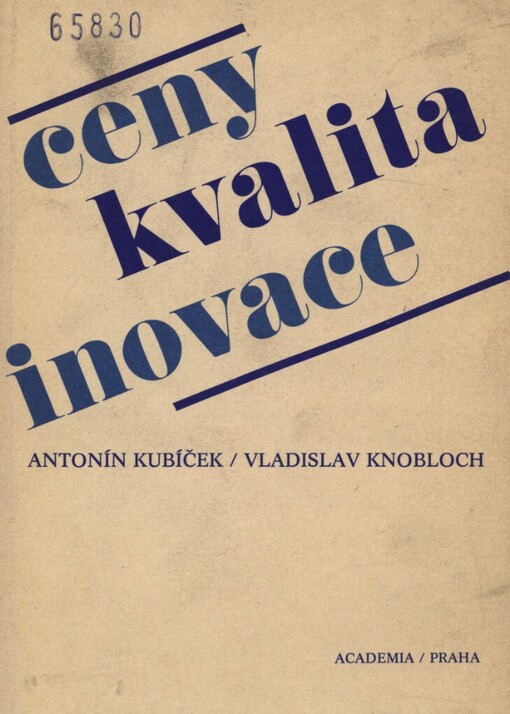 Ceny, kvalita, inovace