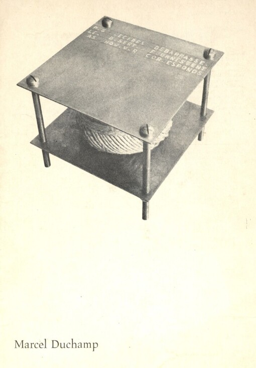 Marcel Duchamp :[Špálova galerie v Praze, 21.3.-20.4.1969]