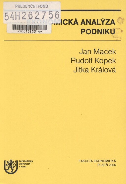 Ekonomická analýza podniku