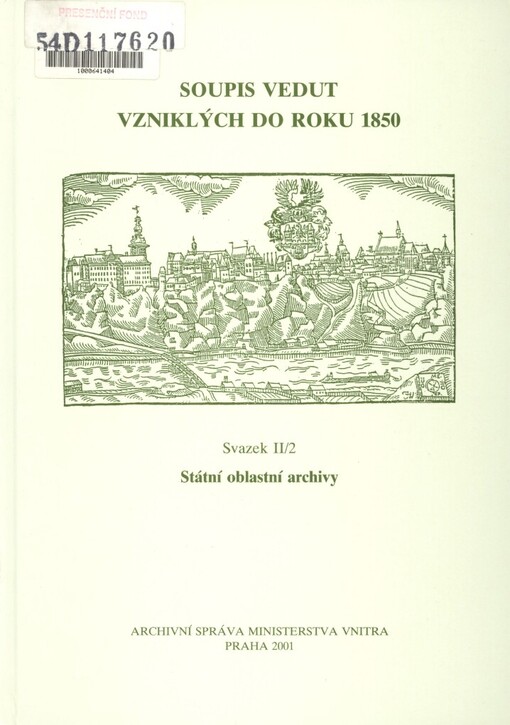 Soupis vedut vzniklých do roku 1850