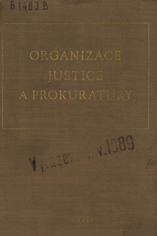 Organizace justice a prokuratury