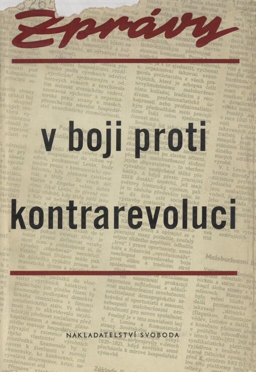 Zprávy v boji proti kontrarevoluci :