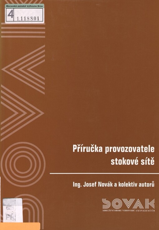 Příručka provozovatele stokové sítě