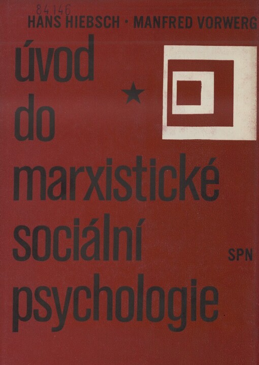 Úvod do marxistické sociální psychologie :příruč. pro vys. školy
