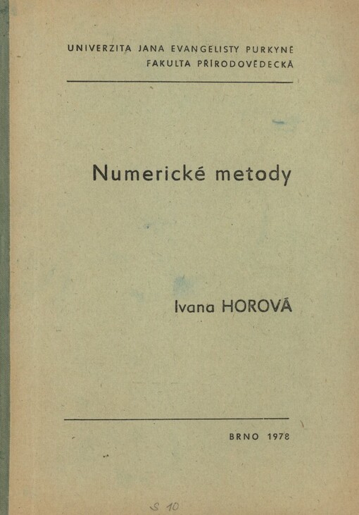 Numerické metody