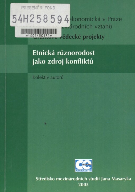 Etnická různorodost jako zdroj konfliktů: grantové vědecké projekty