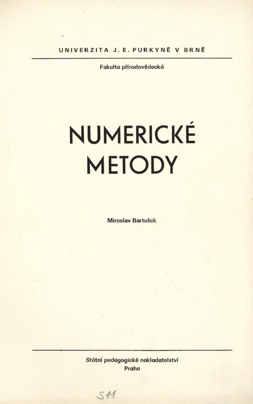 Numerické metody