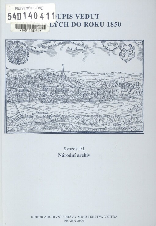 Soupis vedut vzniklých do roku 1850