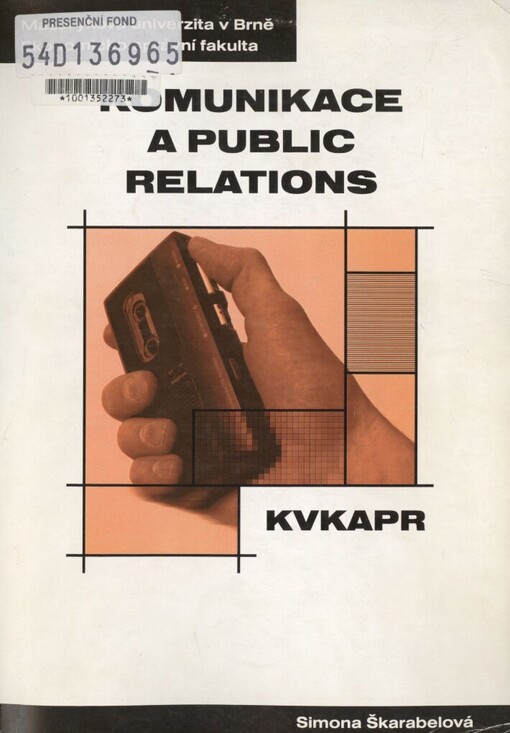 Komunikace a public relations: distanční studijní opora