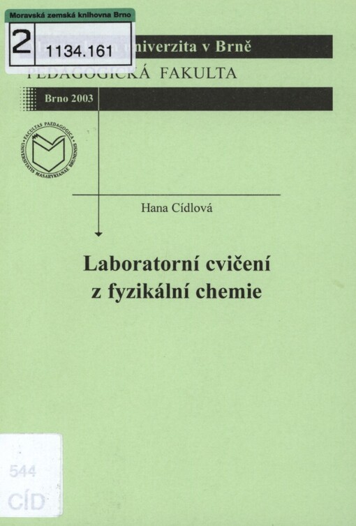 Laboratorní cvičení z fyzikální chemie