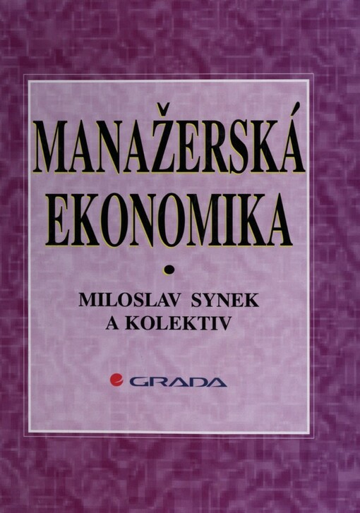 Manažerská ekonomika
