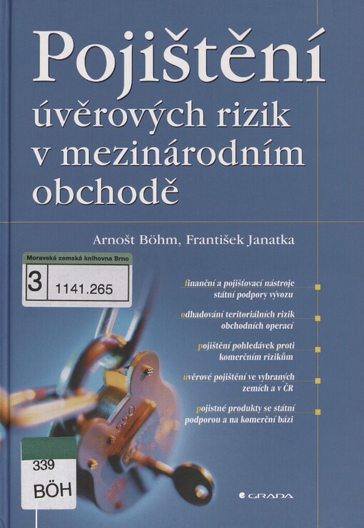 Pojištění úvěrových rizik v mezinárodním obchodě