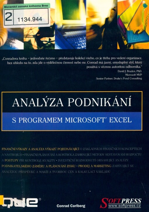Analýza podnikání s programem Microsoft Excel