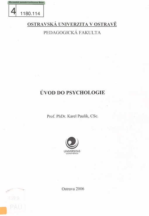 Úvod do psychologie