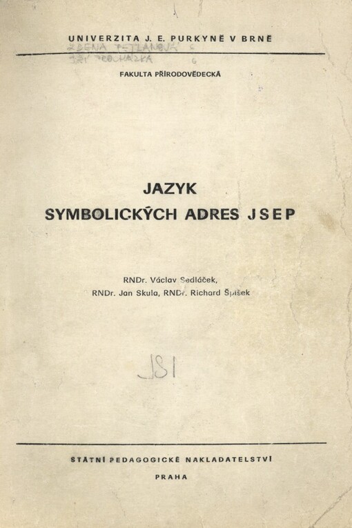 Jazyk symbolických adres JSEP