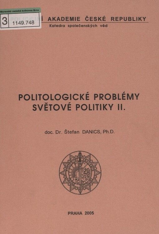 Politologické problémy světové politiky II