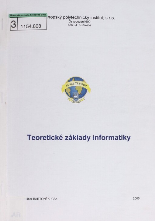 Teoretické základy informatiky