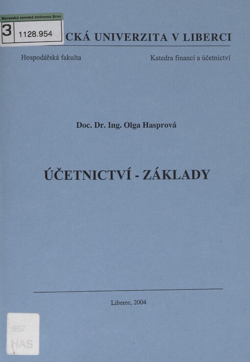 Účetnictví - základy