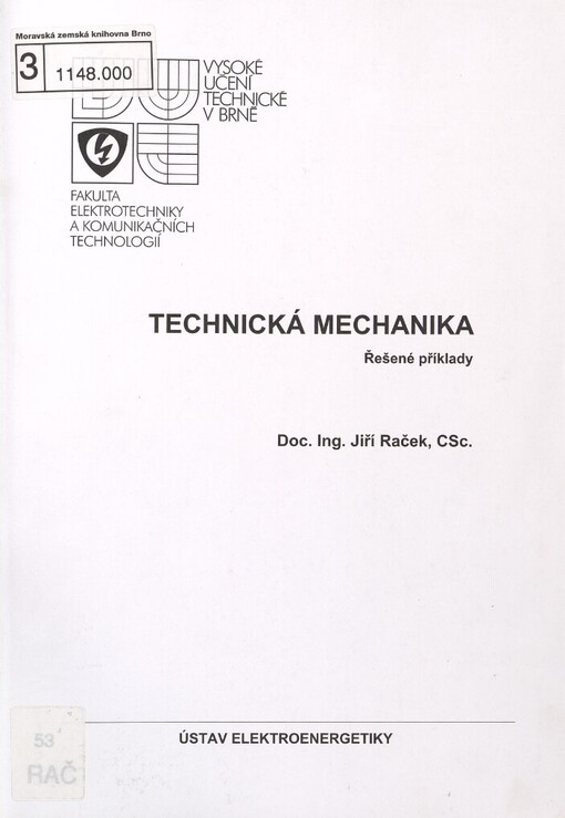 Technická mechanika : řešené příklady