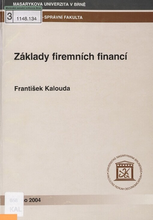 Základy firemních financí