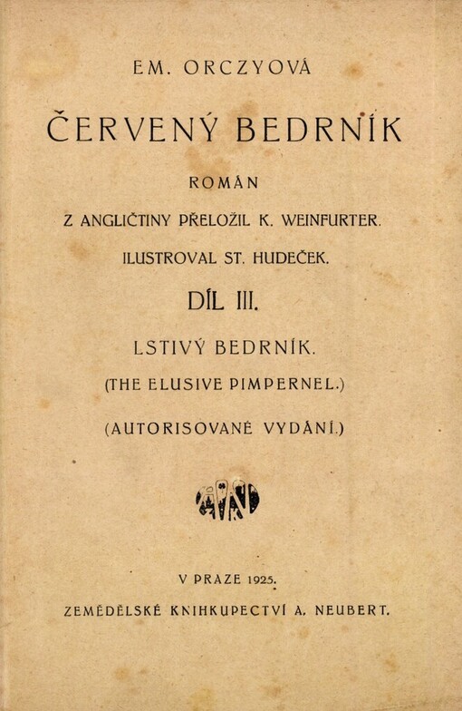 Červený Bedrník: román, Díl III, Lstivý Bedrník